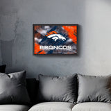 Denver Broncos<br>Brush Stroke Logo Print