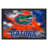 Florida Gators<br>Brush Stroke Logo Print