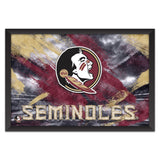 Florida State Seminoles<br>Brush Stroke Logo Print