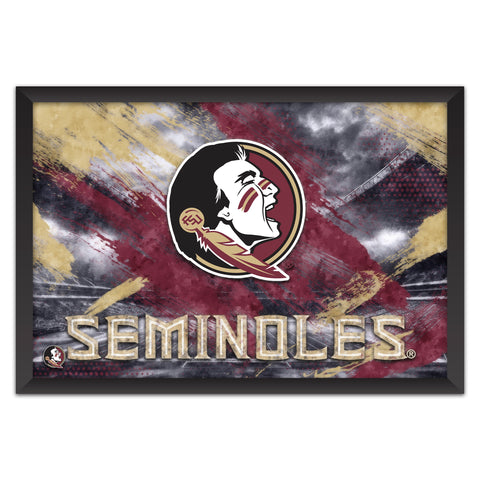 Florida State Seminoles<br>Brush Stroke Logo Print