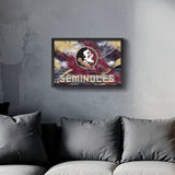 Florida State Seminoles<br>Brush Stroke Logo Print