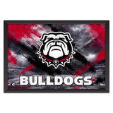 Georgia Bulldogs<br>Brush Stroke Logo Print