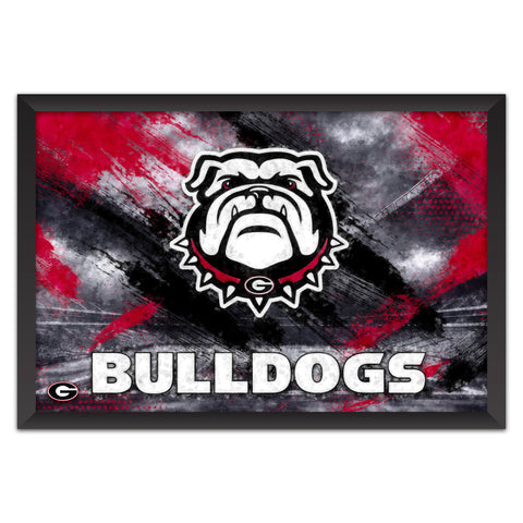 Georgia Bulldogs<br>Brush Stroke Logo Print