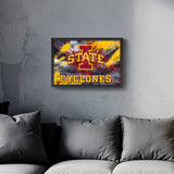 Iowa State Cyclones<br>Brush Stroke Logo Print