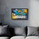 Jacksonville Jaguars<br>Brush Stroke Logo Print