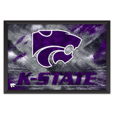 Kansas State Wildcats<br>Brush Stroke Logo Print
