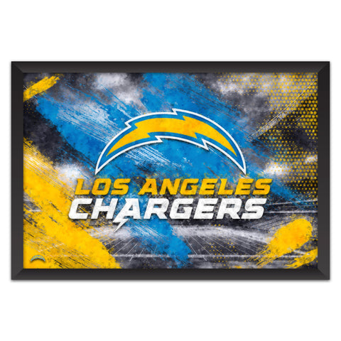 Los Angeles Chargers<br>Brush Stroke Logo Print