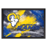 Los Angeles Rams<br>Brush Stroke Logo Print