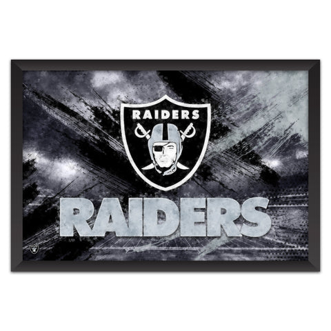 Las Vegas Raiders<br>Brush Stroke Logo Print