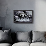 Las Vegas Raiders<br>Brush Stroke Logo Print
