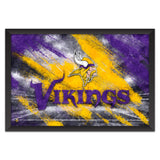 Minnesota Vikings<br>Brush Stroke Logo Print