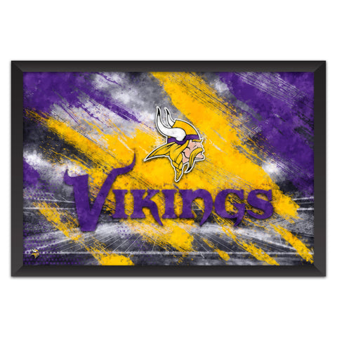 Minnesota Vikings<br>Brush Stroke Logo Print