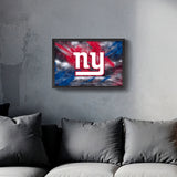 New York Giants<br>Brush Stroke Logo Print