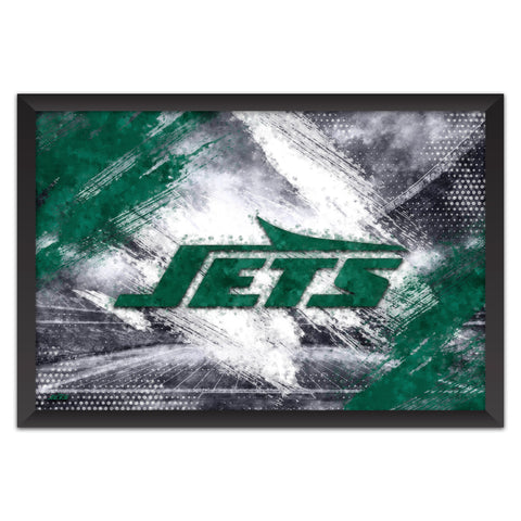 New York Jets<br>Brush Stroke Logo Print