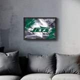 New York Jets<br>Brush Stroke Logo Print