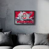 Ohio State Buckeyes<br>Brush Stroke Logo Print
