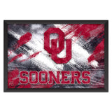 Oklahoma Sooners<br>Brush Stroke Logo Print