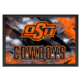 Oklahoma State Cowboys<br>Brush Stroke Logo Print