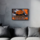 Oklahoma State Cowboys<br>Brush Stroke Logo Print
