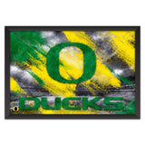 Oregon Ducks<br>Brush Stroke Logo Print