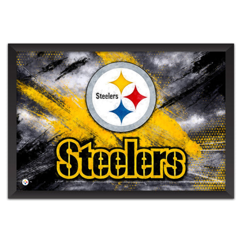 Pittsburgh Steelers<br>Brush Stroke Logo Print