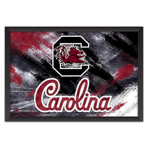 South Carolina Gamecocks<br>Brush Stroke Logo Print