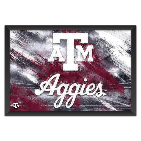 Texas A&M Aggies<br>Brush Stroke Logo Print