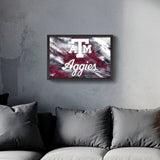 Texas A&M Aggies<br>Brush Stroke Logo Print