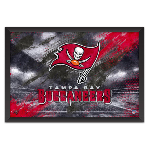 Tampa Bay Buccaneers<br>Brush Stroke Logo Print