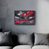 Tampa Bay Buccaneers<br>Brush Stroke Logo Print