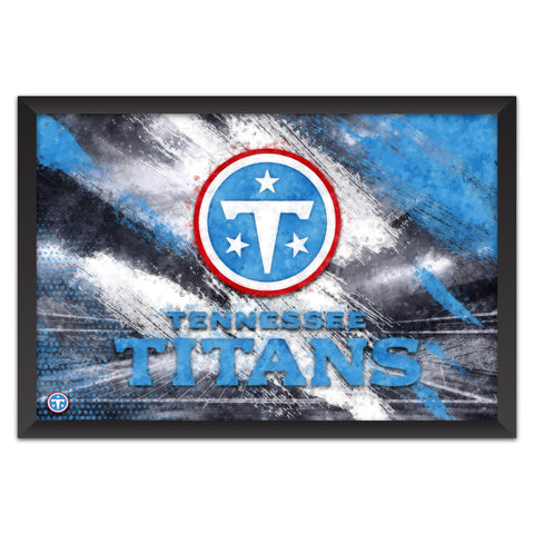 Tennessee Titans<br>Brush Stroke Logo Print