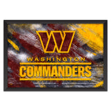 Washington Commanders<br>Brush Stroke Logo Print