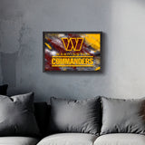 Washington Commanders<br>Brush Stroke Logo Print