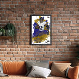 Baltimore Ravens<br>Derrick Henry Brush Stroke Player Print
