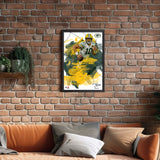 Green Bay Packers<br>Jordan Love Brush Stroke Player Print