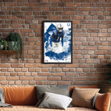 Indianapolis Colts<br>Sauce Gardner Brush Stroke Player Print