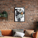 Las Vegas Raiders<br>Brock Bowers Brush Stroke Player Print