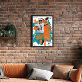 Miami Dolphins<br>Tua Tagovailoa Brush Stroke Player Print
