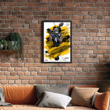 Pittsburgh Steelers<br>DK Metcalf Brush Stroke Player Print
