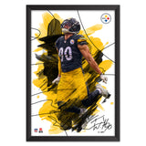Pittsburgh Steelers<br>T.J. Watt Brush Stroke Player Print