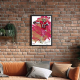 San Francisco 49ers<br>Brock Purdy Brush Stroke Player Print