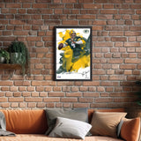 Green Bay Packers<br>Brett Favre Brush Stroke Player Print