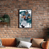 Philadelphia Eagles<br>Donovan McNabb Brush Stroke Player Print