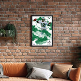 Philadelphia Eagles<br>Randall Cunningham Brush Stroke Player Print