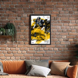 Pittsburgh Steelers<br>Jack Lambert Brush Stroke Player Print