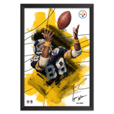 Pittsburgh Steelers<br>Lynn Swann Brush Stroke Player Print