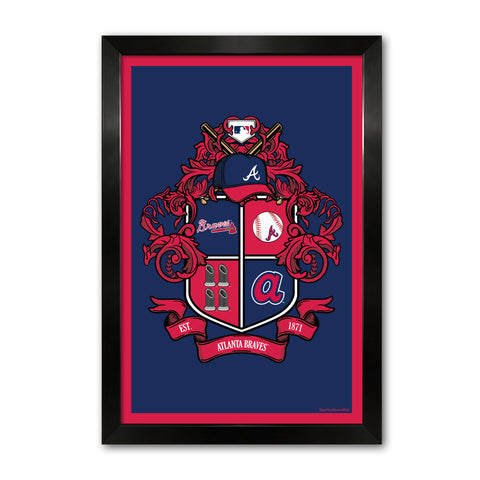 Atlanta Braves<br>Winning Streak Team Crest Print