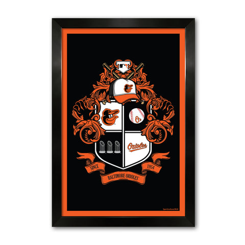 Baltimore Orioles<br>Winning Streak Team Crest Print