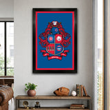 Chicago Cubs<br>Winning Streak Team Crest Print