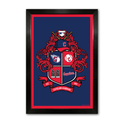 Cleveland Guardians<br>Winning Streak Team Crest Print